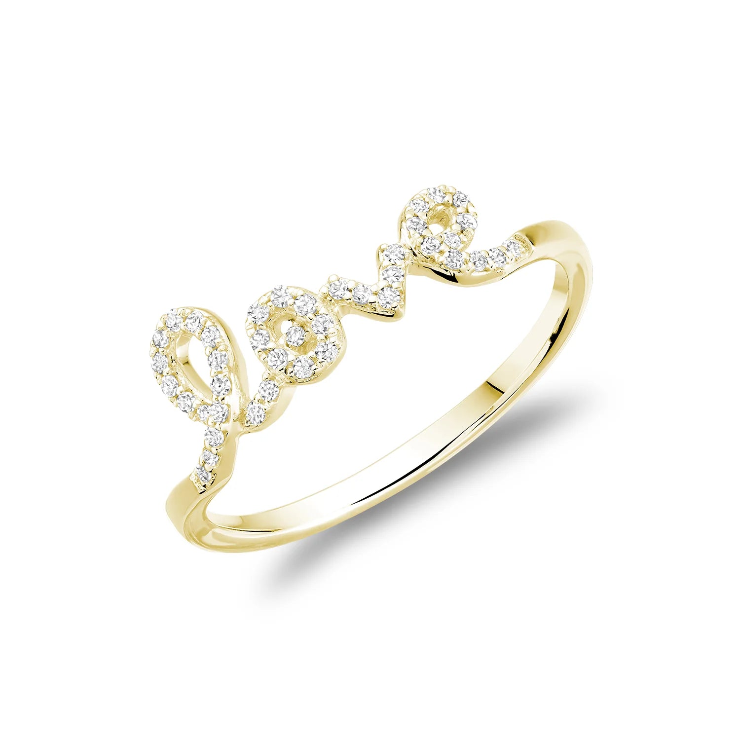 Love ring clearance yellow gold