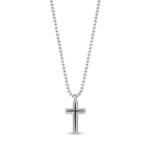 Rounded Cross Necklace