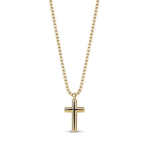 Rounded Cross Necklace