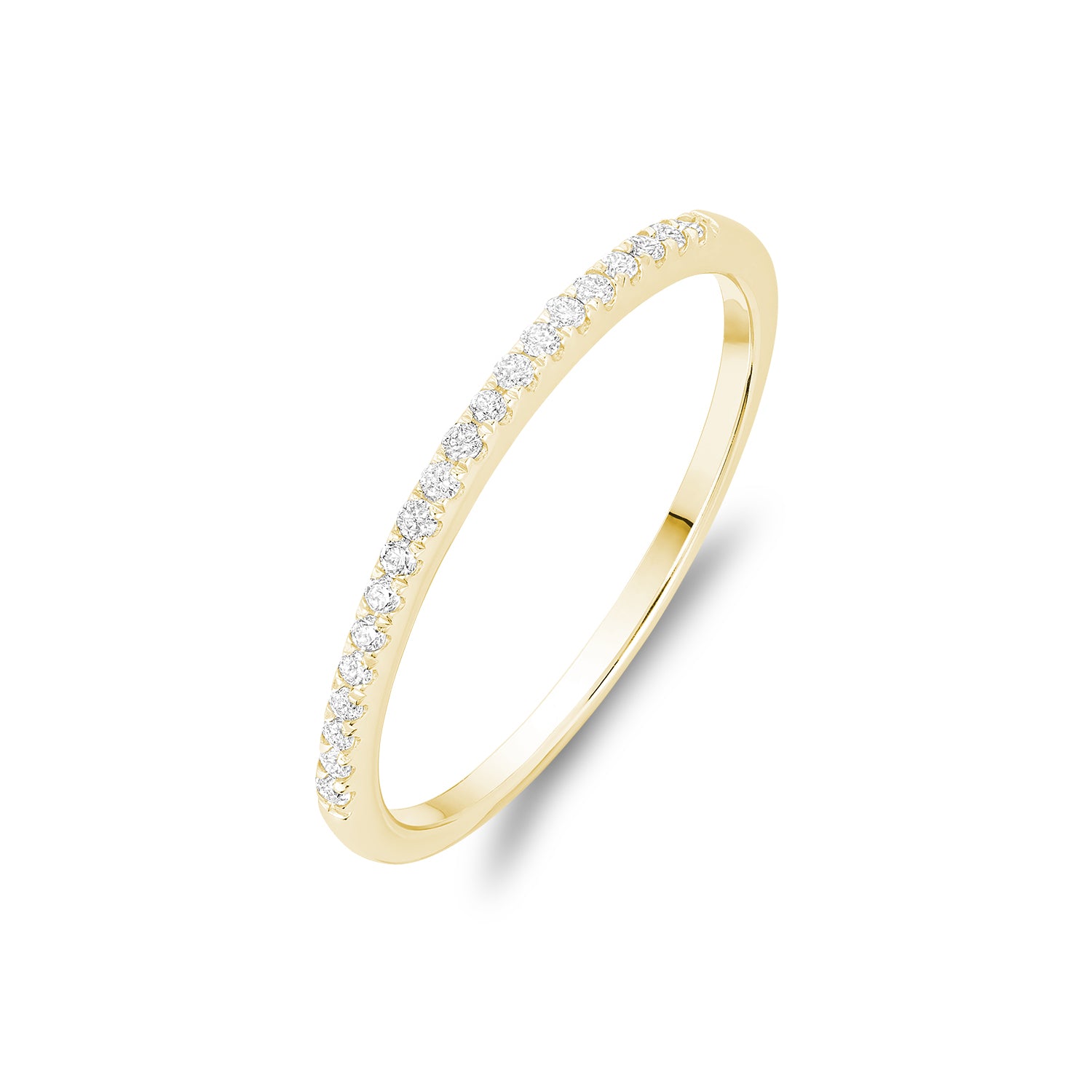 Narrow diamond hot sale eternity rings